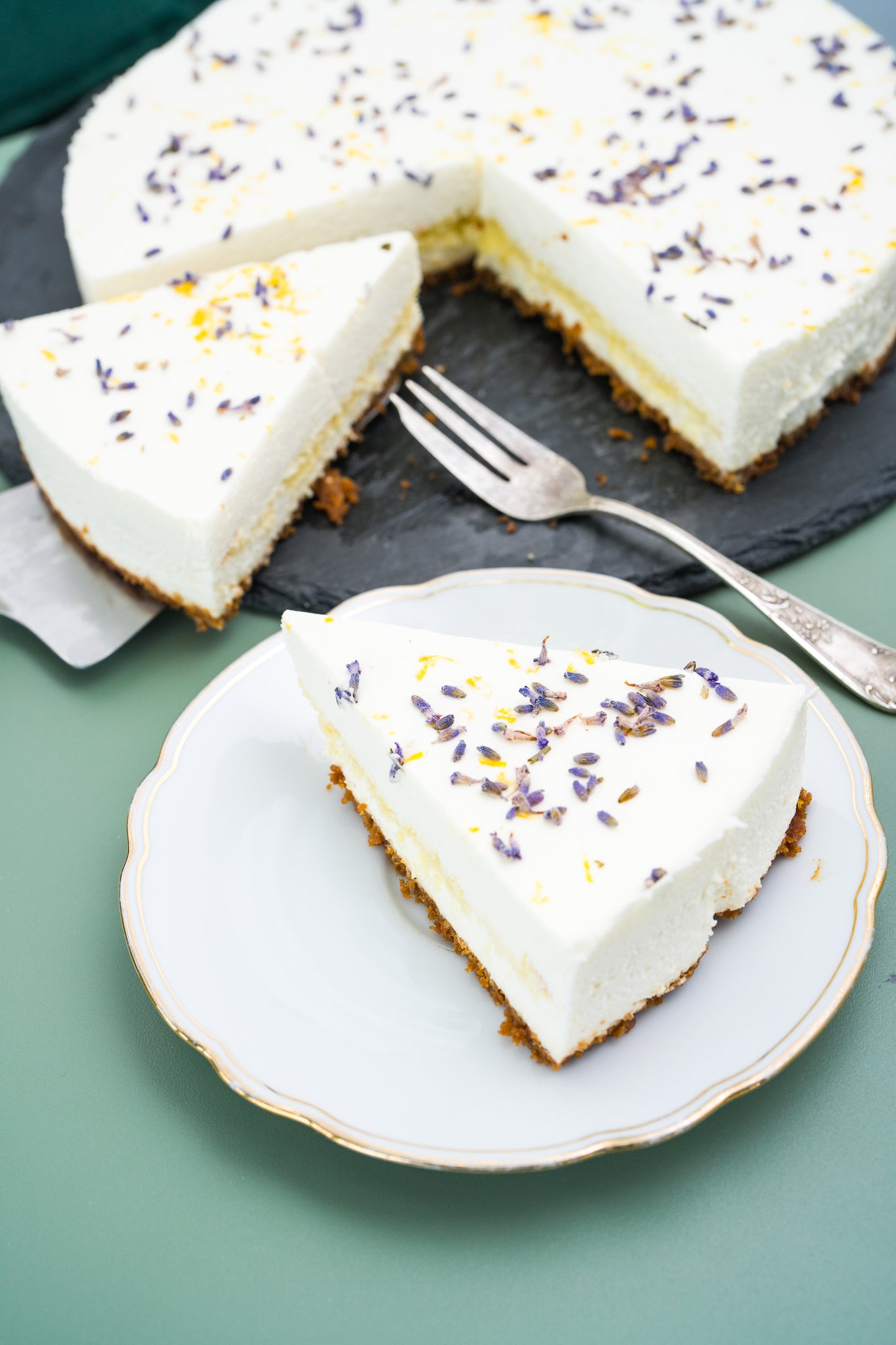 Lavendelbavarois
