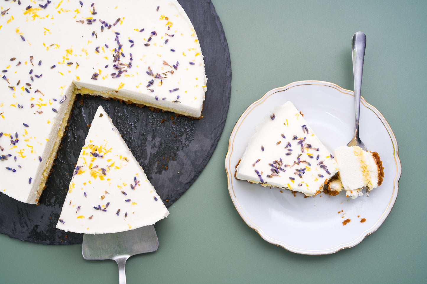 Lavendelbavarois